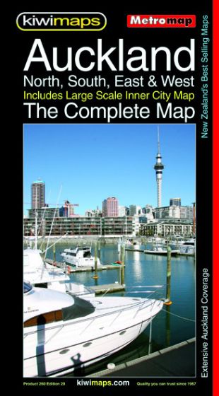 Auckland Metro Road Map by Kiwimaps