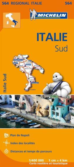 Italy South Road Map (13th Edition) by Michelin (2015)