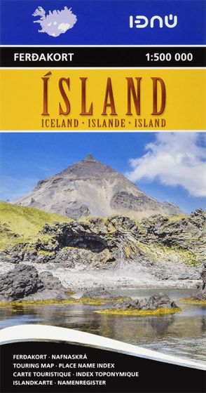 Iceland Touring Map by Idnu Bokautgafa (2017)