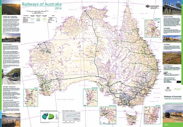 Railways of Australia by Geoscience Australia