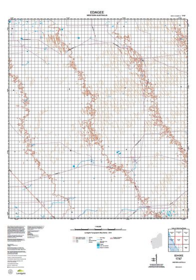 1747 Edagee Topographic Map by Landgate (2015)