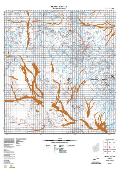 2845 Mount Bartle Topographic Map by Landgate (2015)