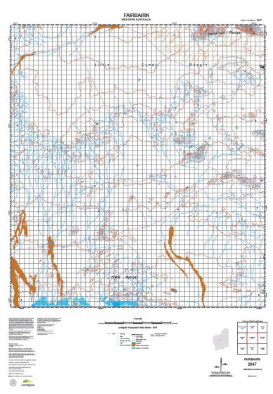 2947 Fairbairn Topographic Map by Landgate (2015)