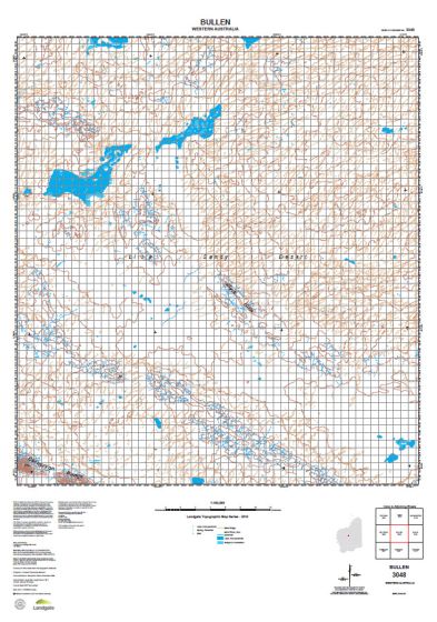 3048 Bullen Topographic Map by Landgate (2015)