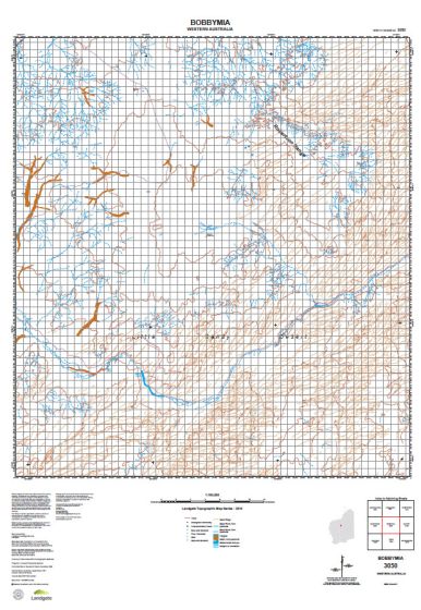3050 Bobbymia Topographic Map by Landgate (2015)