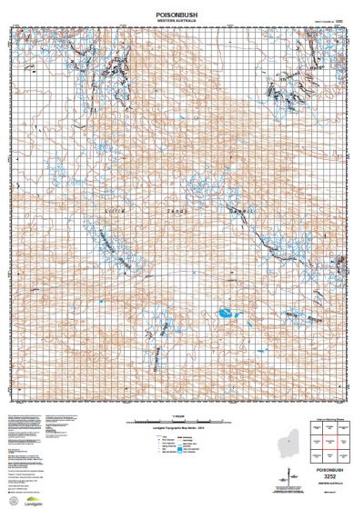 3252 Poisonbush Topographic Map by Landgate (2015)