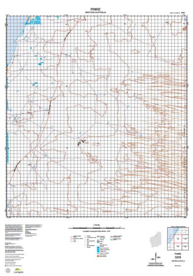 3259 Phire Topographic Map by Landgate (2015)