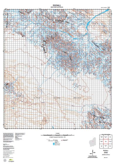 3352 Rudall Topographic Map by Landgate (2015)