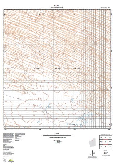 3357 Quin Topographic Map by Landgate (2015)