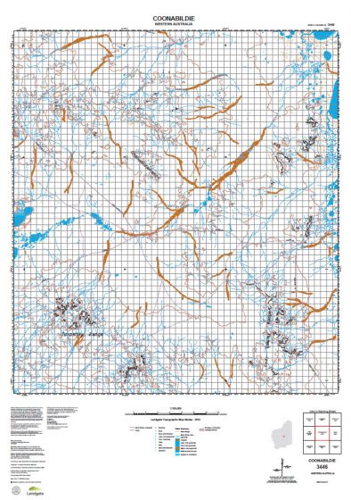 3446 Coonabildie Topographic Map by Landgate (2015)
