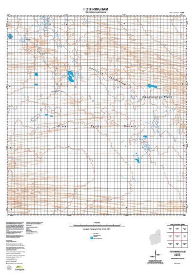 4256 Fothringham Topographic Map by Landgate (2015)