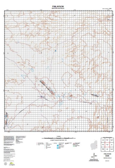 4446 Finlayson Topographic Map by Landgate (2015)