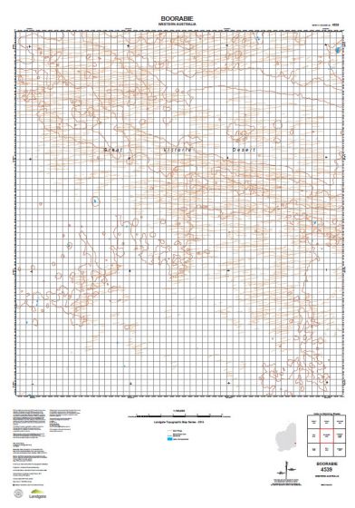 4539 Boorabie Topographic Map by Landgate (2015)