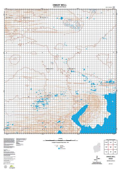 4553 Dwarf Well Topographic Map by Landgate (2015)