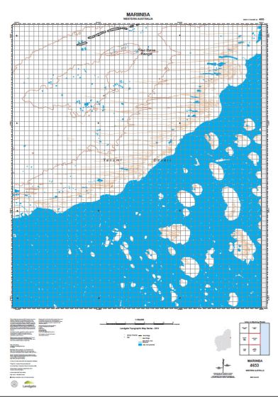 4653 Mariinba Topographic Map by Landgate (2015)