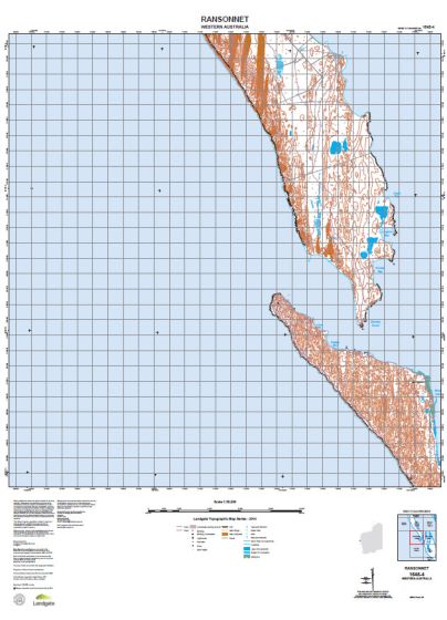1545-4 Ransonnet Topographic Map by Landgate (2015)