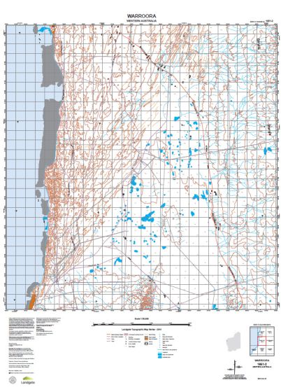 1651-2 Warroora Topographic Map by Landgate (2015)
