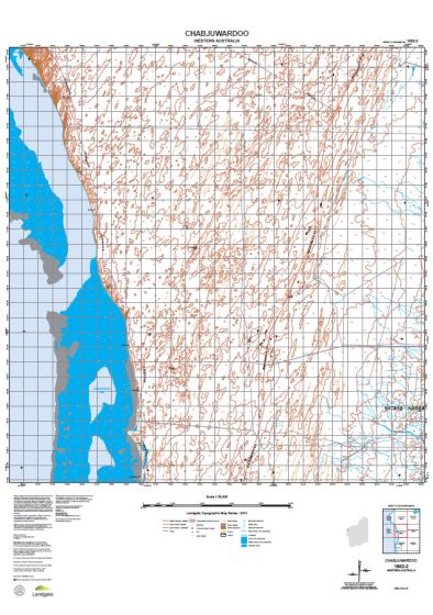 1652-2 Chabjuwardoo Topographic Map by Landgate (2015)