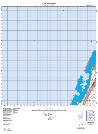 1653-3 Carbaddaman Topographic Map by Landgate (2015)