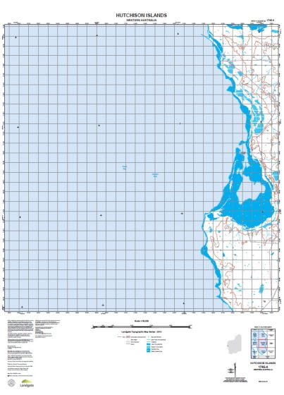 1745-4 Hutchison Islands Topographic Map by Landgate (2015)