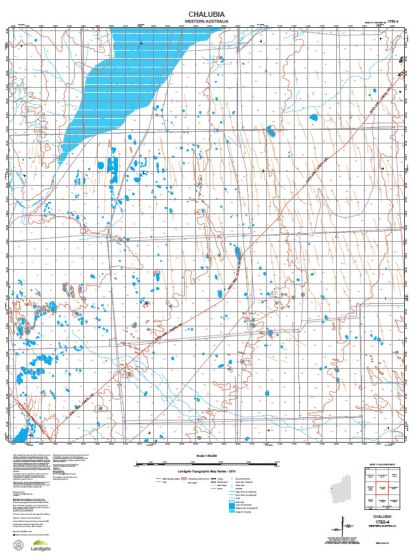 1750-4 Chalubia Topographic Map by Landgate (2015)