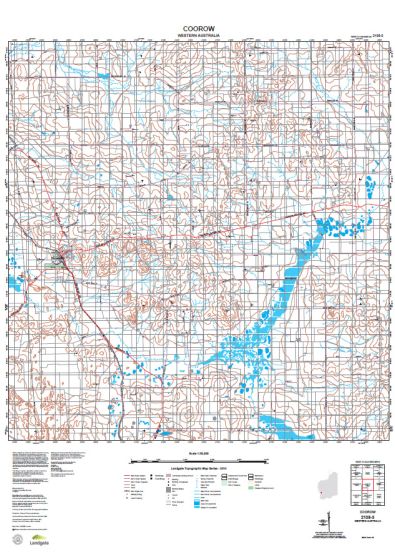 2138-3 Coorow Topographic Map by Landgate (2015)