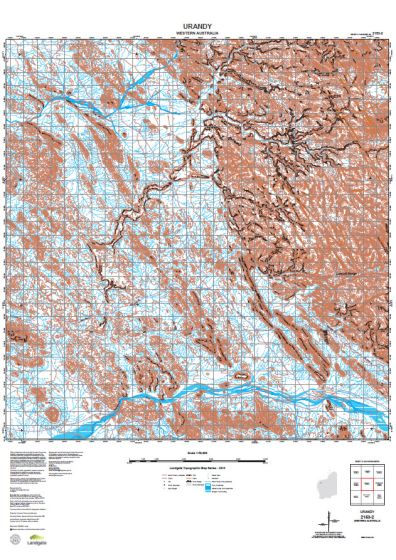 2153-2 Urandy Topographic Map by Landgate (2015)