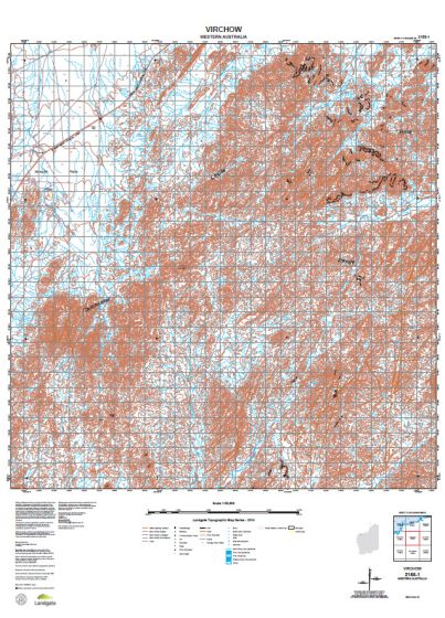 2155-1 Virchow Topographic Map by Landgate (2015)