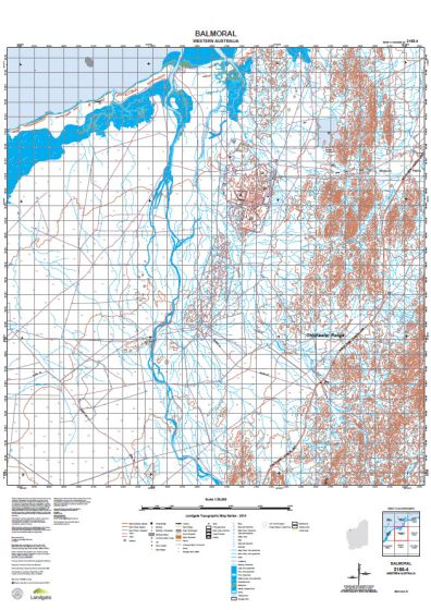 2155-4 Balmoral Topographic Map by Landgate (2015)