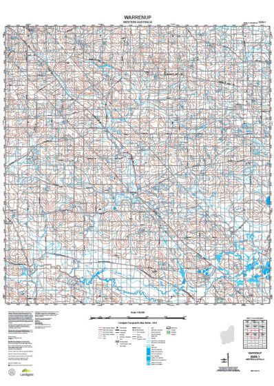 2329-1 Warrenup Topographic Map by Landgate (2015)