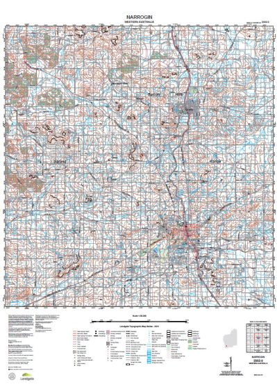 2332-3 Narrogin Topographic Map by Landgate (2015)