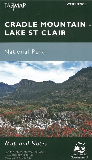 Cradle Mountain-Lake St. Clair National Park Road Map by TasMap (2016)