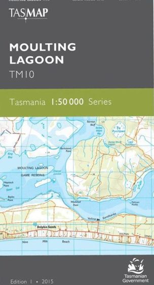 Moulting Lagoon 1:50 000 (1st Edition) by TasMap (2015)
