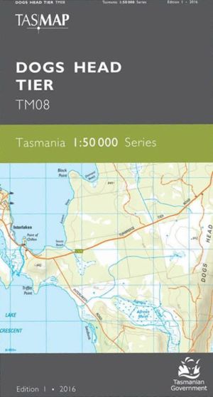 Dogs Head Tier 1:50 000 Topographic Map (1st Edition) by TasMap (2015)