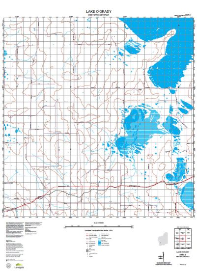 2337-2 Lake O`Grady Topographic Map by Landgate (2015)