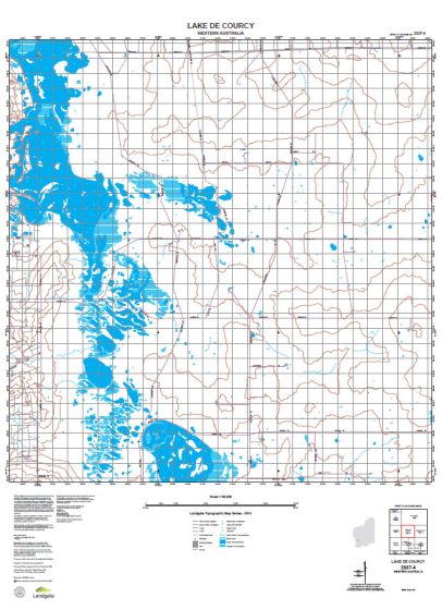 2337-4 Lake De Courcy Topographic Map by Landgate (2015)