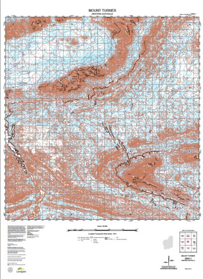 2352-1 Mount Turner Topographic Map by Landgate (2015)
