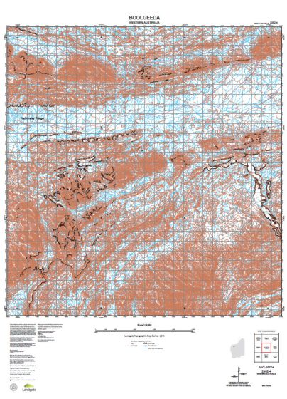 2352-4 Boolgeeda Topographic Map by Landgate (2015)