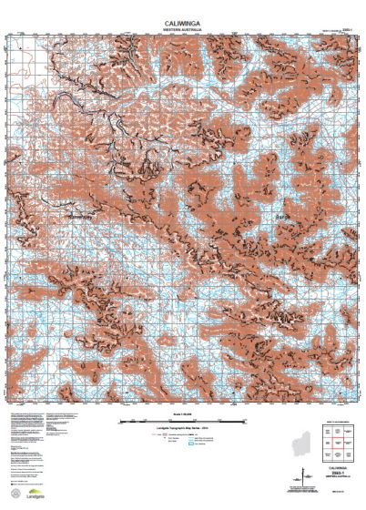2353-1 Caliwinga Topographic Map by Landgate (2015)
