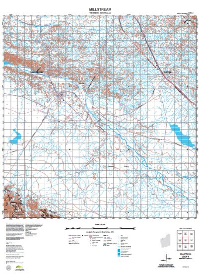 2354-4 Millstream Topographic Map by Landgate (2015)