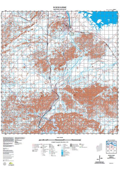 2356-3 Roebourne Topographic Map by Landgate (2015)