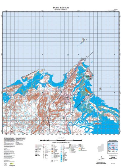 2356-4 Point Samson Topographic Map by Landgate (2015)