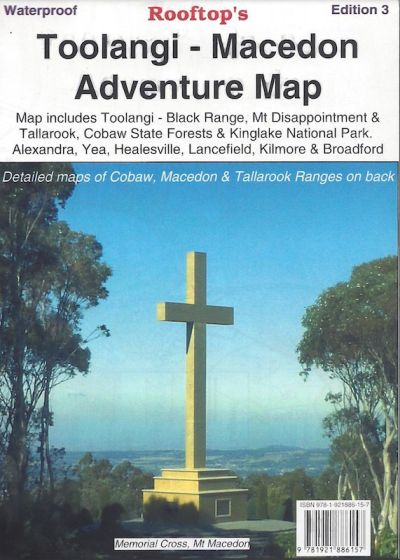 Toolangi-Macedon Adventure Road Map (3rd Edition) by Rooftop Maps (2015)