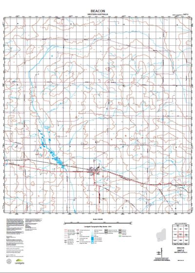 2437-2 Beacon Topographic Map by Landgate (2015)