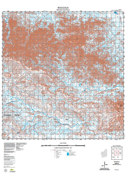 2450-3 Boggola Topographic Map by Landgate (2015)