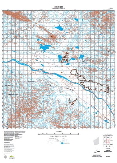 2450-4 Mininer Topographic Map by Landgate (2015)