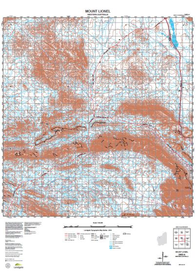 2452-4 Mount Lionel Topographic Map by Landgate (2015)