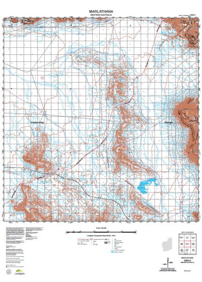 2453-2 Marlathana Topographic Map by Landgate (2015)