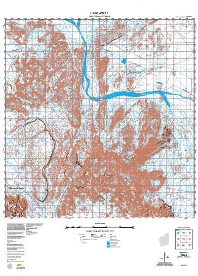 2455-4 Langwell Topographic Map by Landgate (2015)