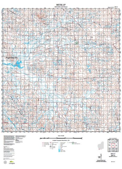 2531-3 Merilup Topographic Map by Landgate (2015)